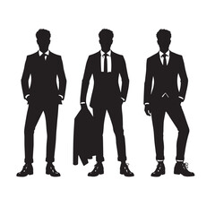 business people silhouettes