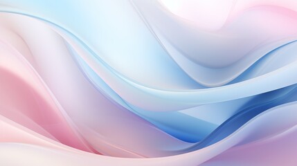 Abstract creative background of soft silky waves in pastel colors