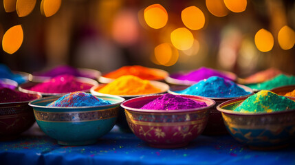 Holi Delights From Gudiya to Rainbows Capturing the Essence of Holi A Pictorial Journey, Diwali Rangoli Powder Colorful Background