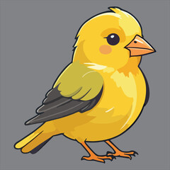 vector cute canary