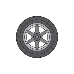 Tires. Wheel icons. Tire icon vector design. Car wheels icon, Tire icon Simple sign. Tire vector design illustration. Transport & vehicles icons. Trendy and modern car wheels symbols.