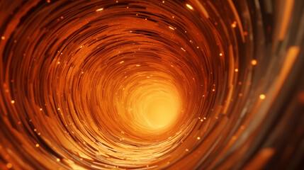 Macro view of inner hair tunnel, inside cortex shaft landscape, inside hair, nanophotography showing the structure on molecular level