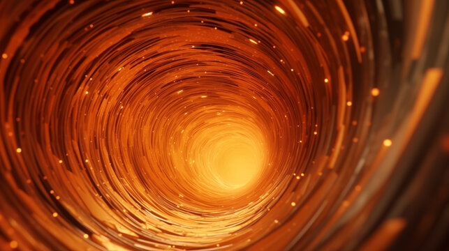 Macro view of inner hair tunnel, inside cortex shaft landscape, inside hair, nanophotography showing the structure on molecular level