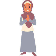 Muslim People Illustration
