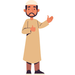 Muslim People Illustration