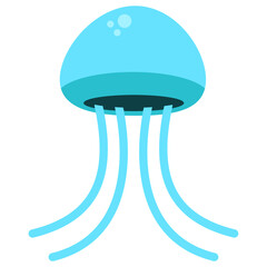 Blue Jellyfish