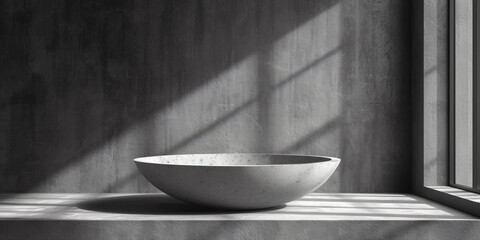 minimalist architecture detail with light and shadow