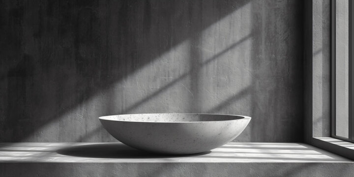 minimalist architecture detail with light and shadow