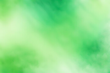 Abstract Gradient Smooth Blurred Watercolor Green Background Image