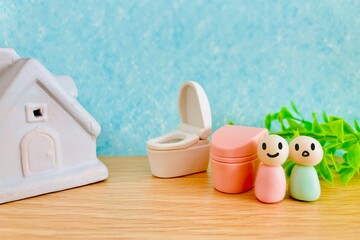 マイホームのトイレを考える夫婦