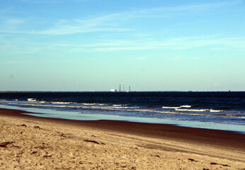 Panorama at the Pacific in Cocoa Beach, Florida