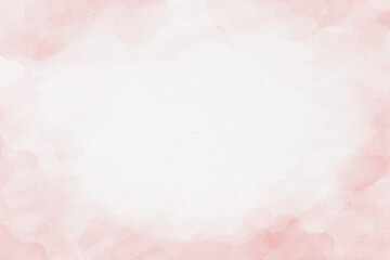 Abstract watercolor pink background. watercolor background with clouds