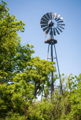 The windmill at the Sam Nail Ranch, Big Bend National Park, Texas