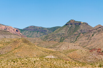 The Arid and Rugged Terrain of Big Bend National Park, in southwest Texas