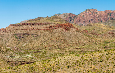 The Arid and Rugged Terrain of Big Bend National Park, in southwest Texas