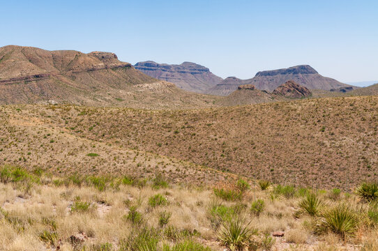 The Arid and Rugged Terrain of Big Bend National Park, in southwest Texas