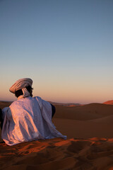 Berber Man in Moroccan Desert