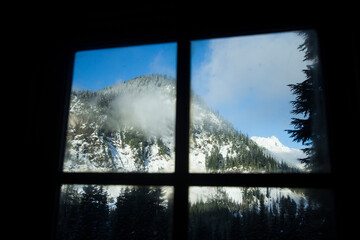 window to the mountains
