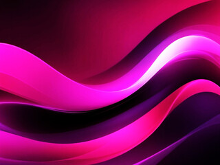 abstract purple wave background. Neon Colors Swirling Flow. Magenta Tones Background.