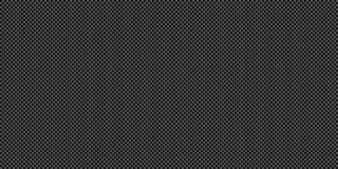 Kussenhoes Black vertical carbon fiber seamless texture pattern vector illustration. Textile fabric, car tuning or cloth macro seamless kevlar crisscross texture background. © Konstantin