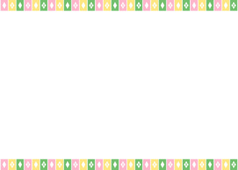 ひなまつりのシンプルなフレーム