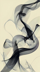 Abstract background with thin smoke.