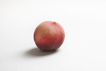 Beautiful peach isolated on white background