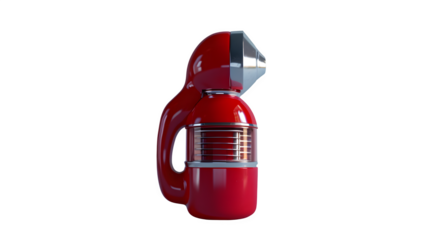 Inhaler Placed on Transparent Background, Hand Edited Generative AI