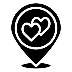 HEART,love,pin,map, location.svg