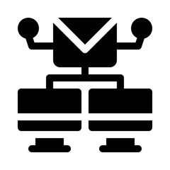 intranet glyph icon