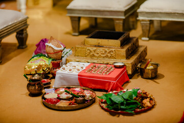 Indian Hindu wedding rituals sacred fire