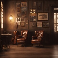 Vintage Charm: Capturing the Coziness and Nostalgia of a Jazz Bar