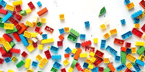 Fototapeta na wymiar Colorful Blocks Inviting Children’s Creativity