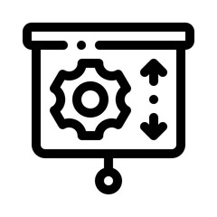 presentation line icon