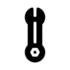 wrench glyph icon