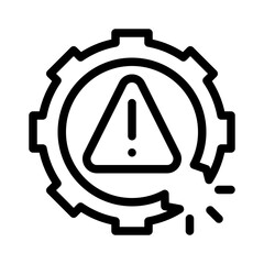 disruption line icon