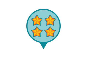 Rating Review Comment Sticker Design