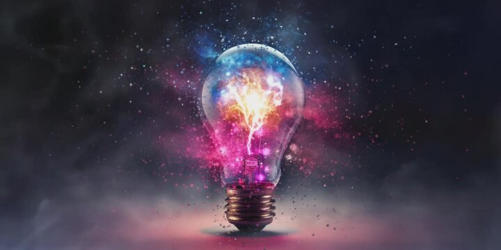 colorful light, motion clip