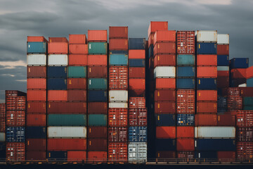 Fototapeta premium cargo containers