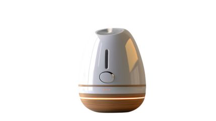 Humidifier Placed on Transparent Background, Hand Edited Generative AI