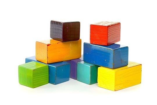 Vibrant Wooden Blocks Spark Creativity