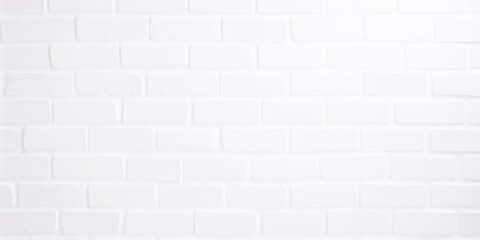 Fototapeta premium White Brick Wall Texture for Background and Design