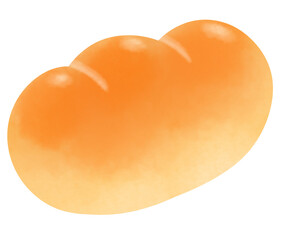 こんがり焼けたシンプルなパン