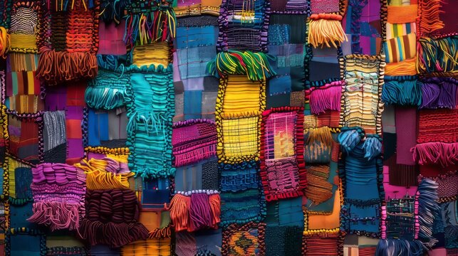 Silhouette of a Unity Tapestry: An image of a tapestry woven from diverse threads, symbolizing the richness and strength of unity amidst diversity.

