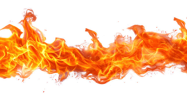 "Fire Placed on Transparent Background, Hand Edited Generative AI