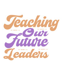 Obraz premium Retro Teacher Craft Design. T-shirt Design. Illustration