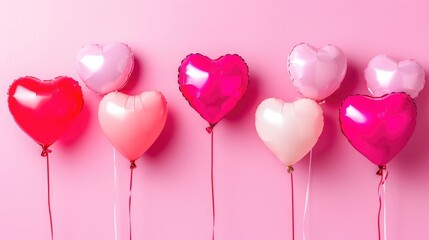 pink hearth balloon