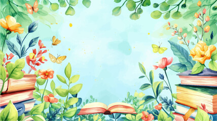 World book day illustration