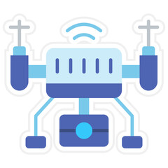 Fototapeta premium Drone Icon