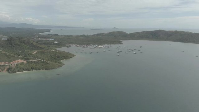 Beauty Aerial Footage Puncak Mandeh Pesisir Selatan, West Sumatra, Indonesia 4k Drone Video Cinelike Color Profile 